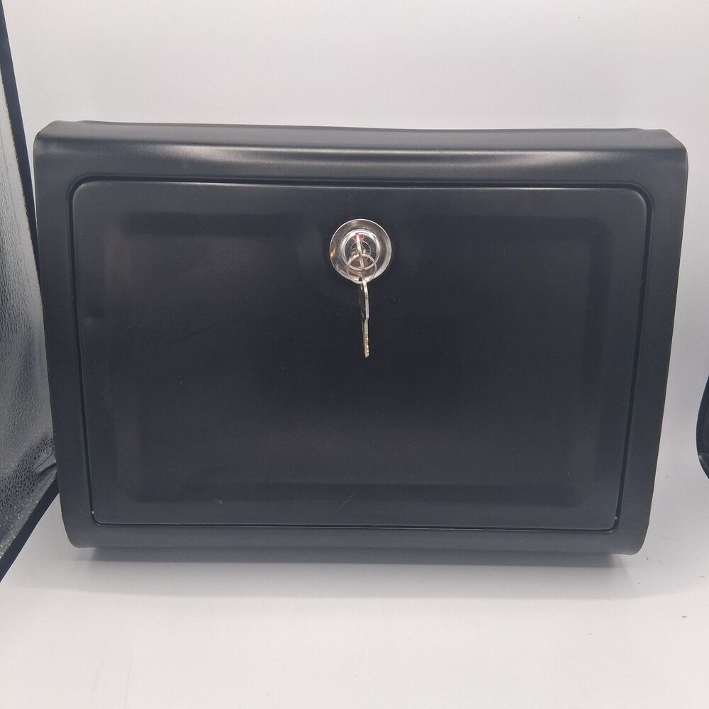 Locking Drop Box Lock Key Black 14x10.5 Architectural Mailbox Letter Size Slot